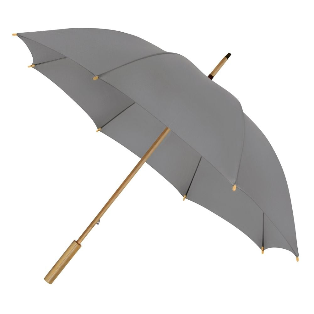 Grey ECO Bamboo Umbrella