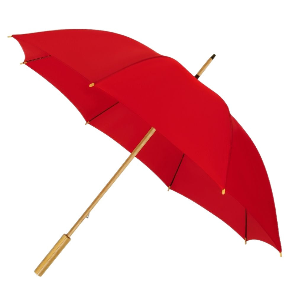 Red ECO Bamboo Umbrella