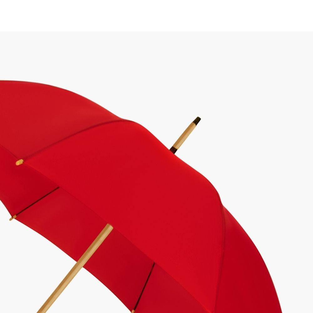 Red ECO Bamboo Umbrella