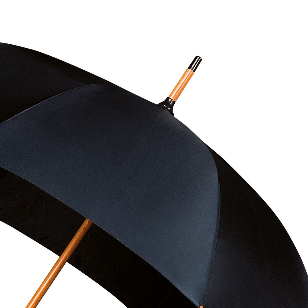 Black Wood Stick Walking Umbrella