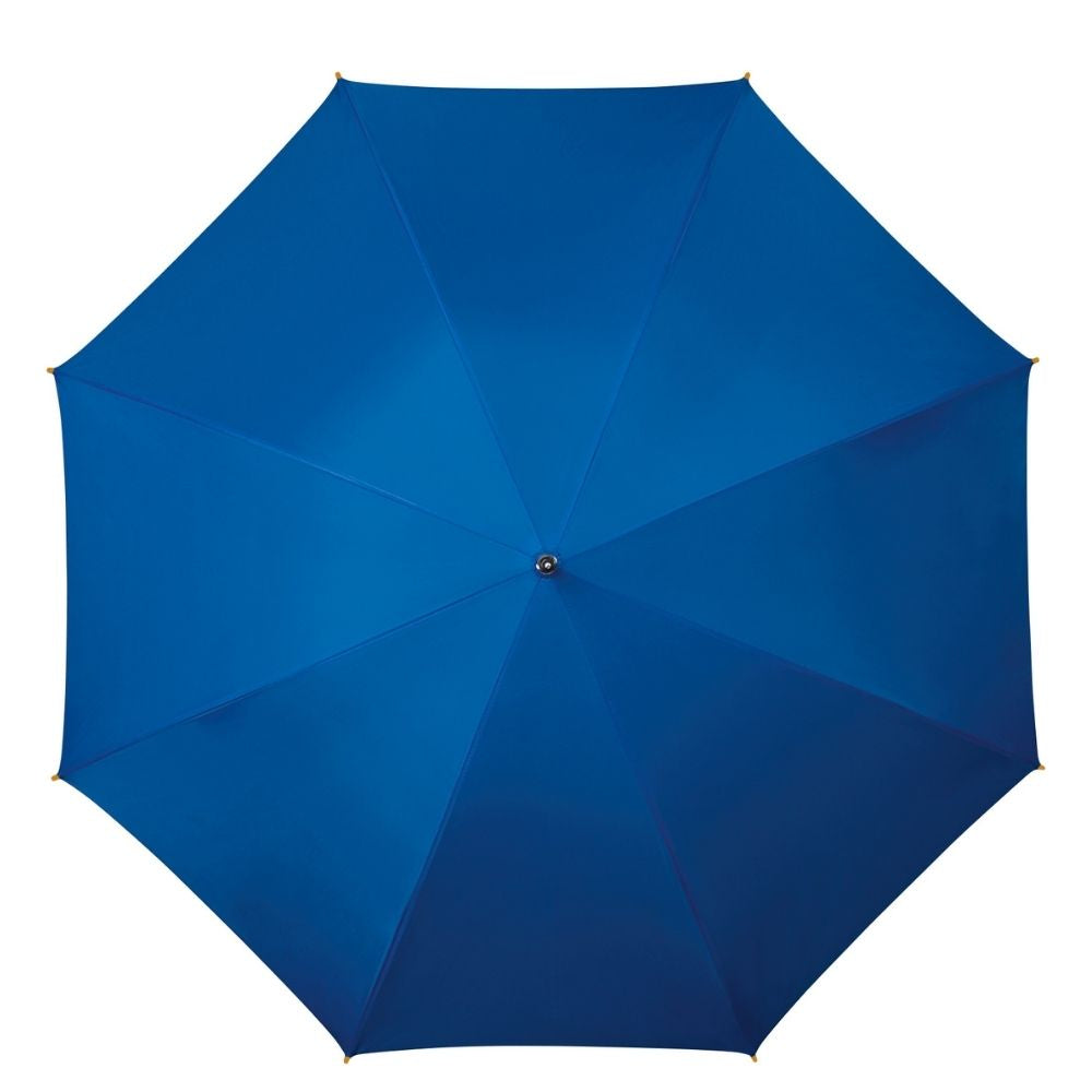 Blue Wood Stick Walking Umbrella