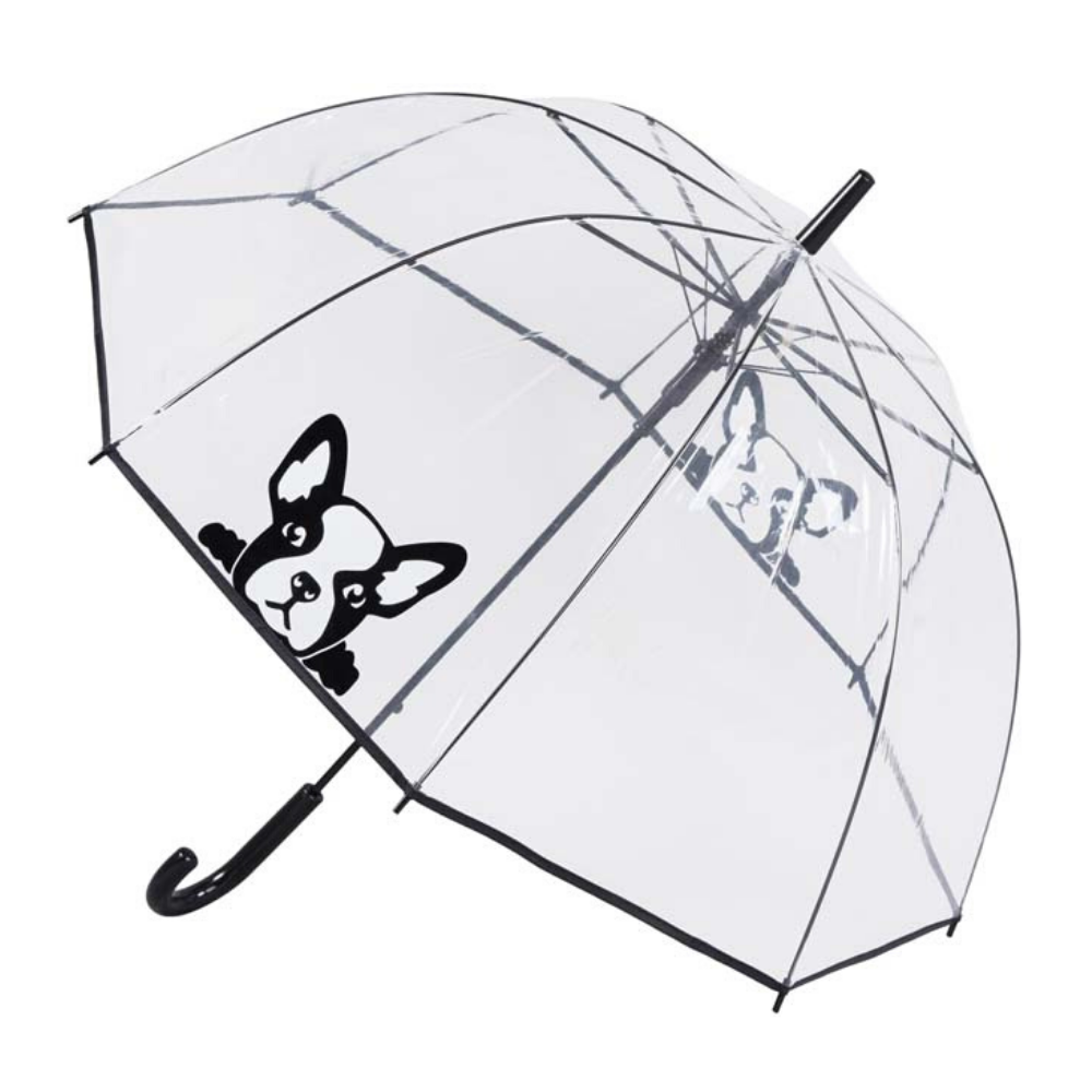 French Bulldog Clear Dome Umbrella