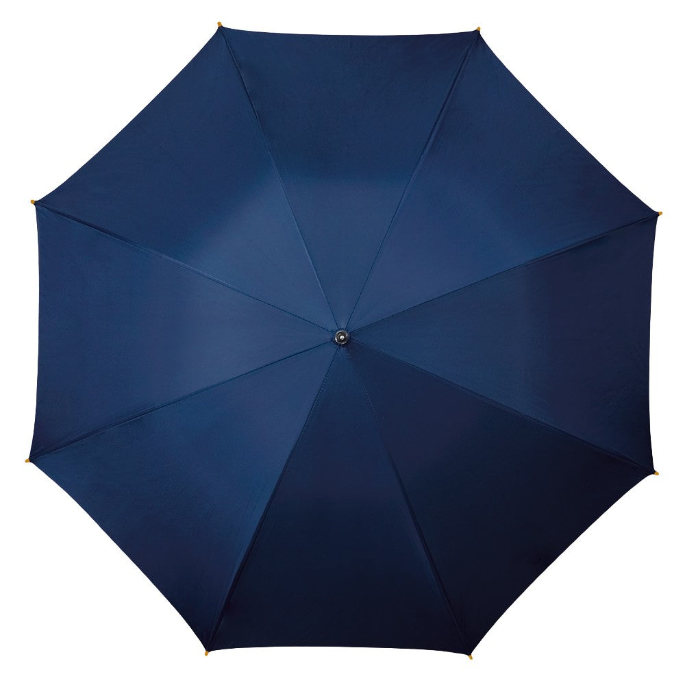 Navy Wood Stick Walking Umbrella
