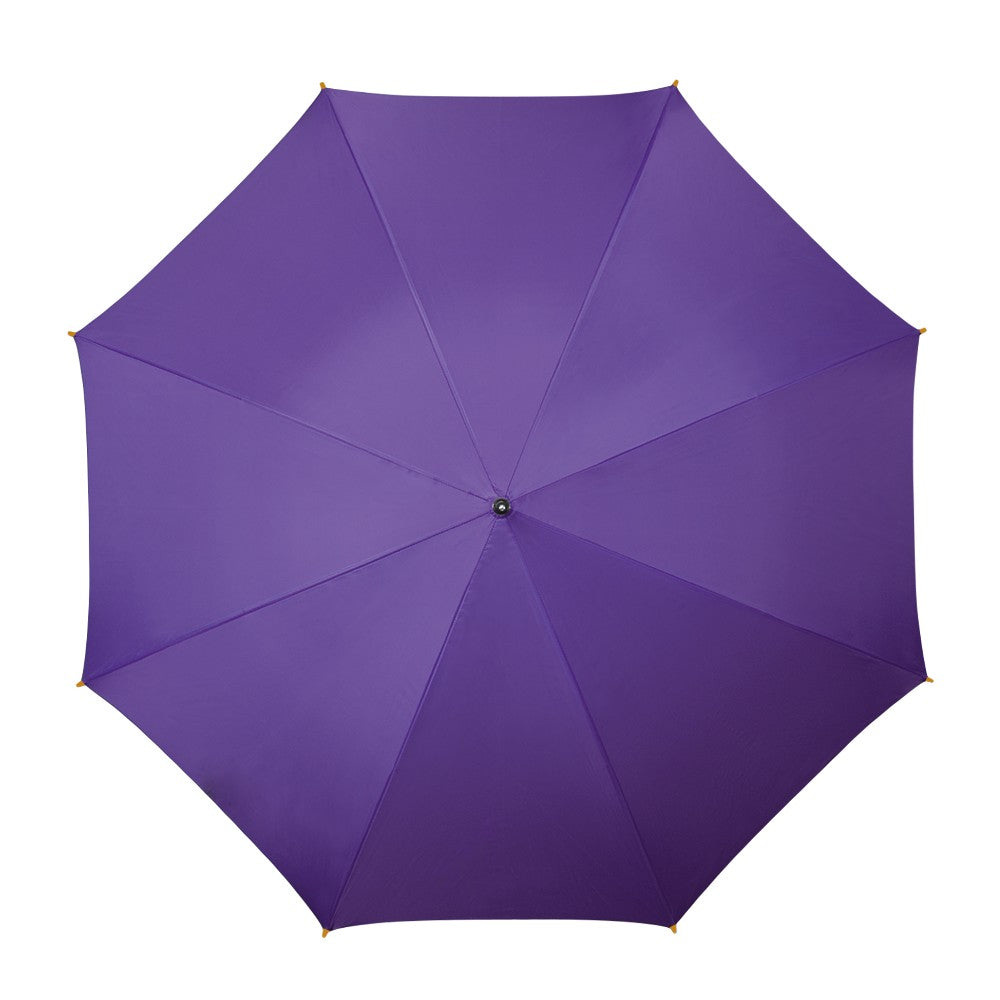 Purple Wood Stick Walking Umbrella