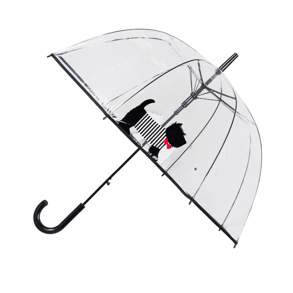 Scottish Terrier Clear Dome Umbrella