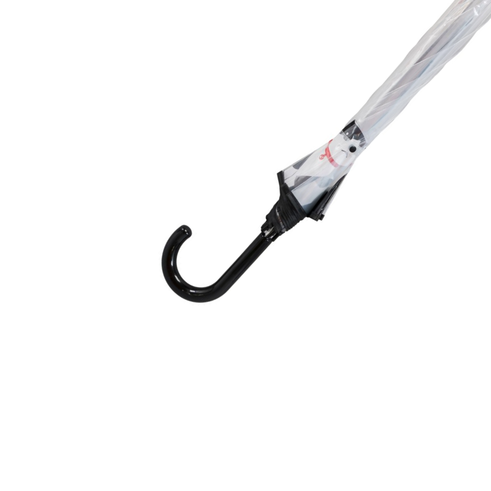 Black Cat Clear Dome Umbrella
