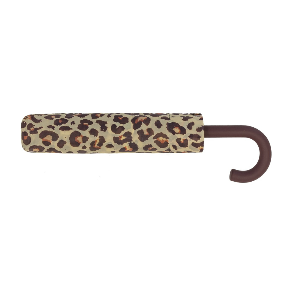 Leopard Print Ladies Compact Umbrella